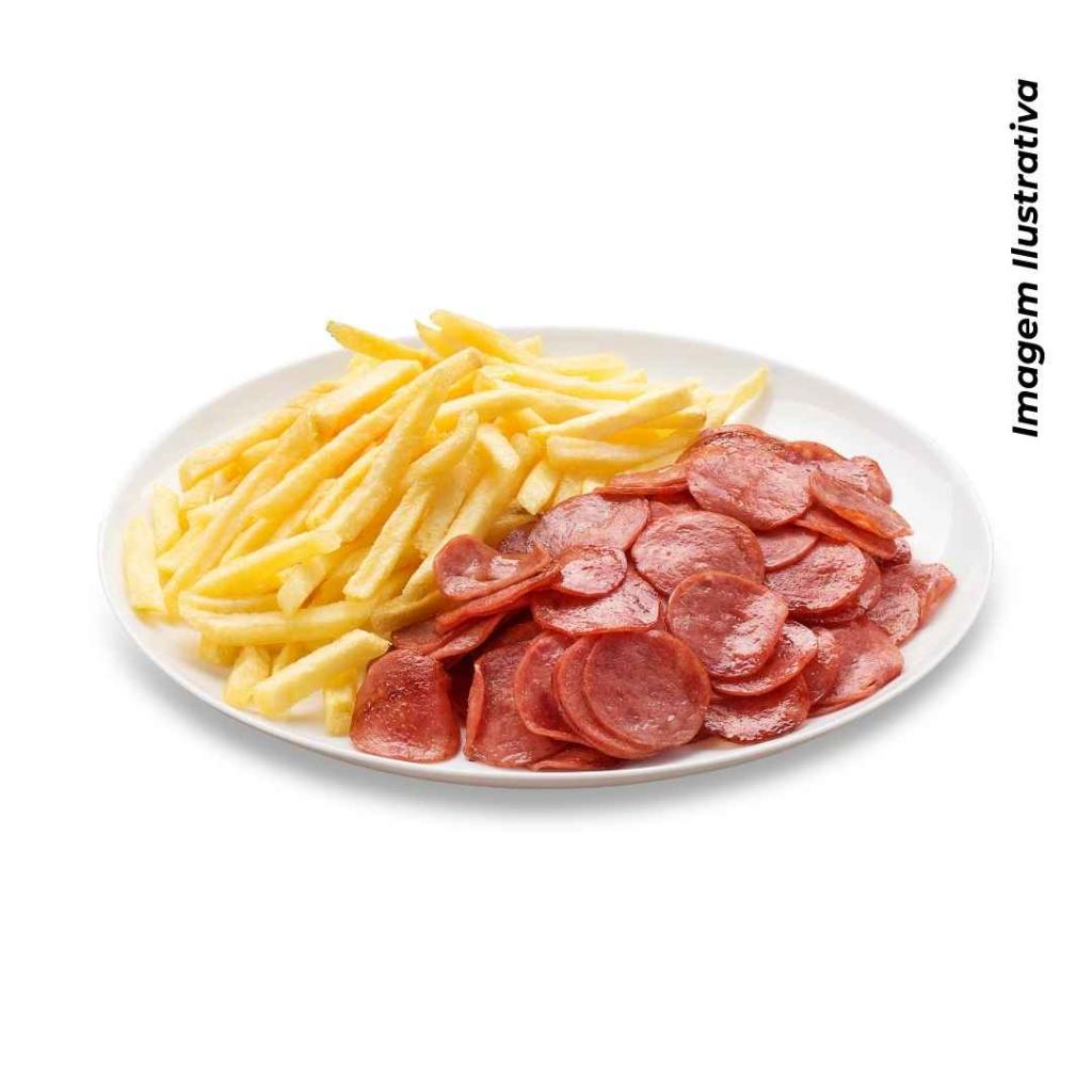 Fritas com Calabresa