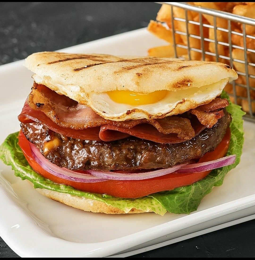 Arepa burger