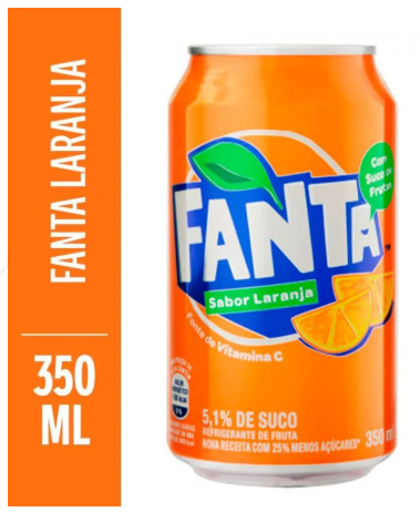 Fanta laranja Lata
