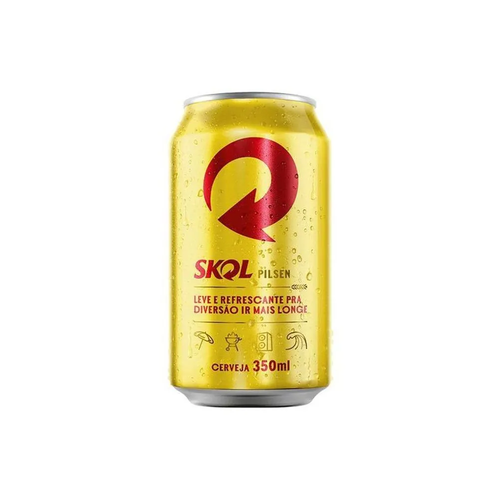 Cerveja Skol lata